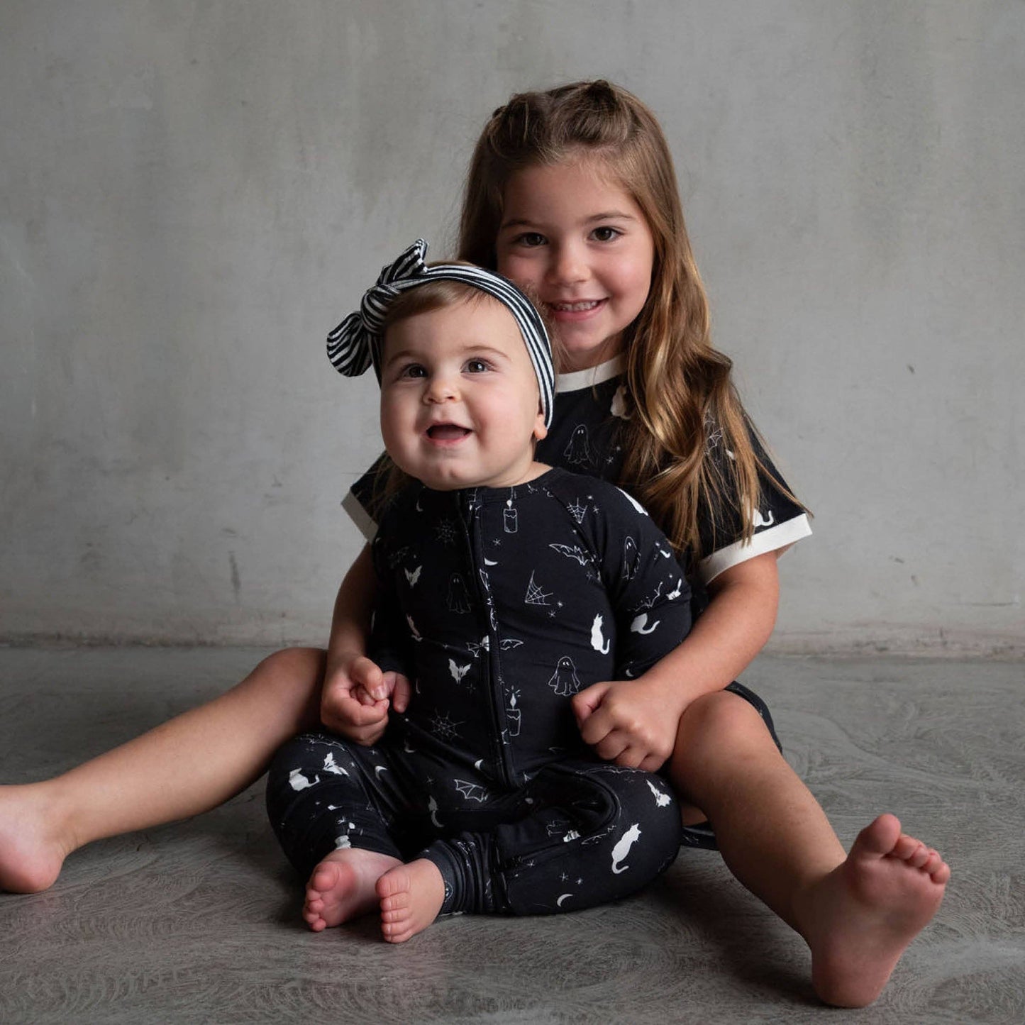 Spooky | Bamboo Zip Romper