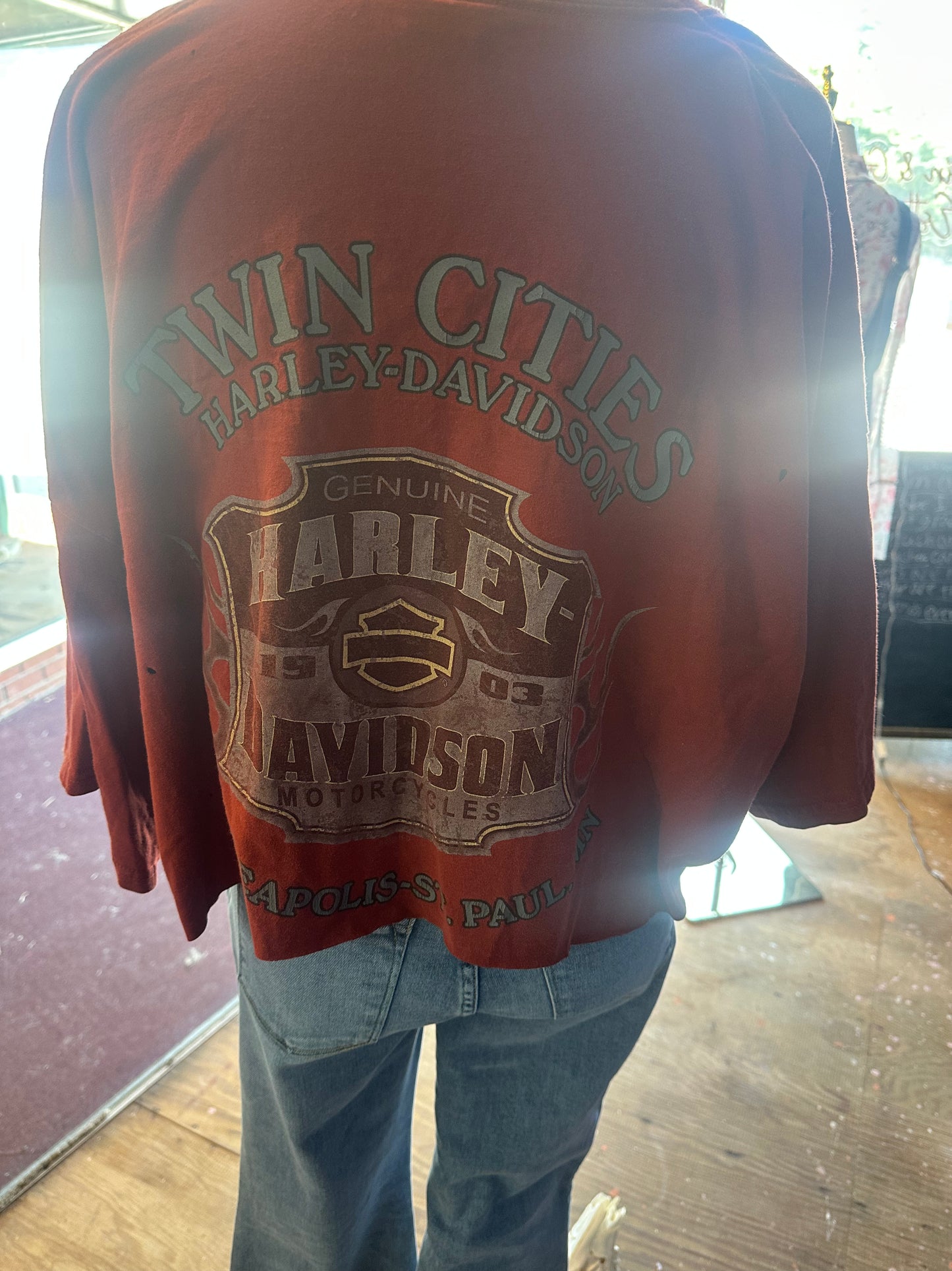 Upcycled Harley Davidson Tanks and Tees