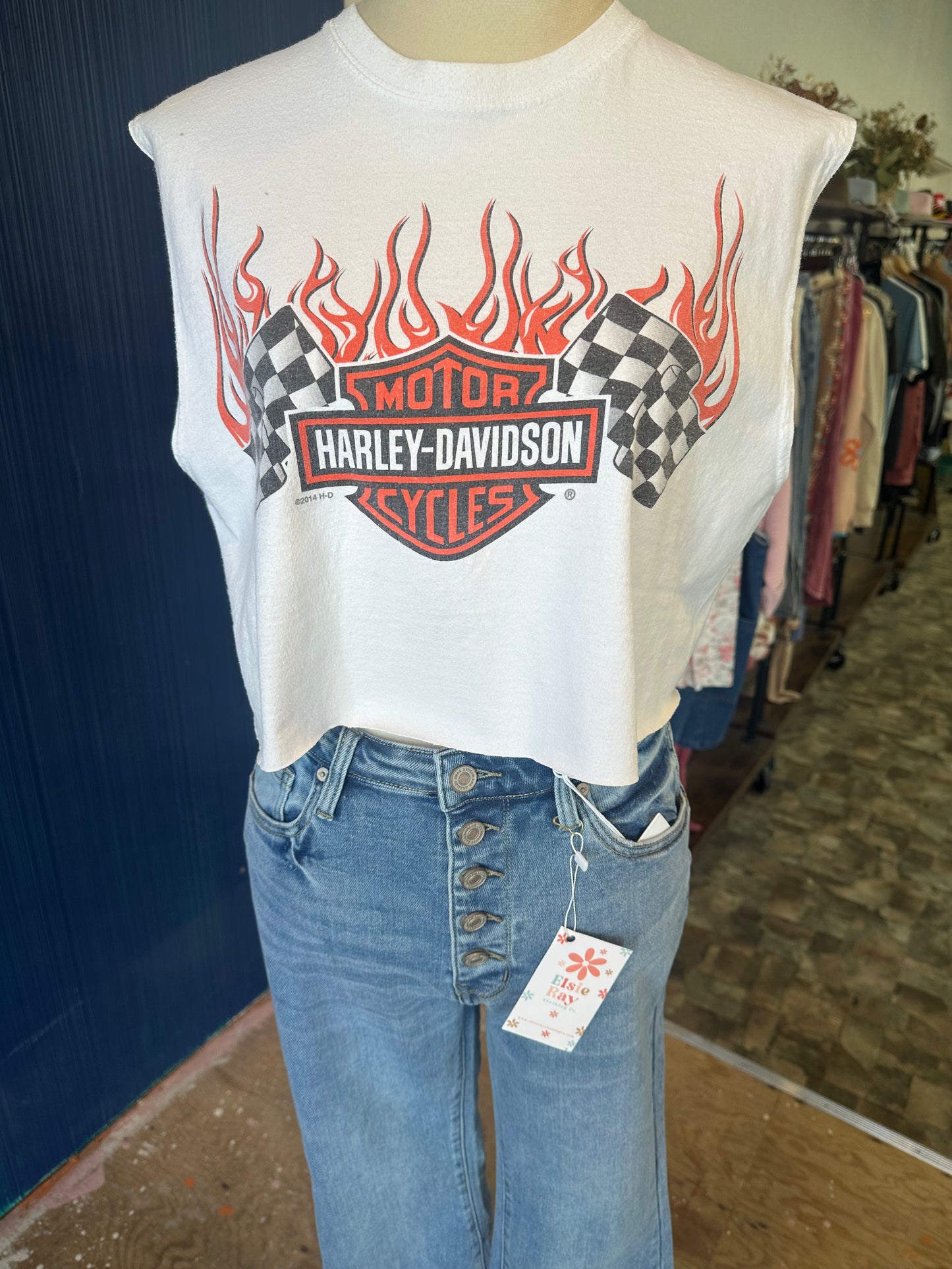 Upcycled Harley Davidson Tanks and Tees