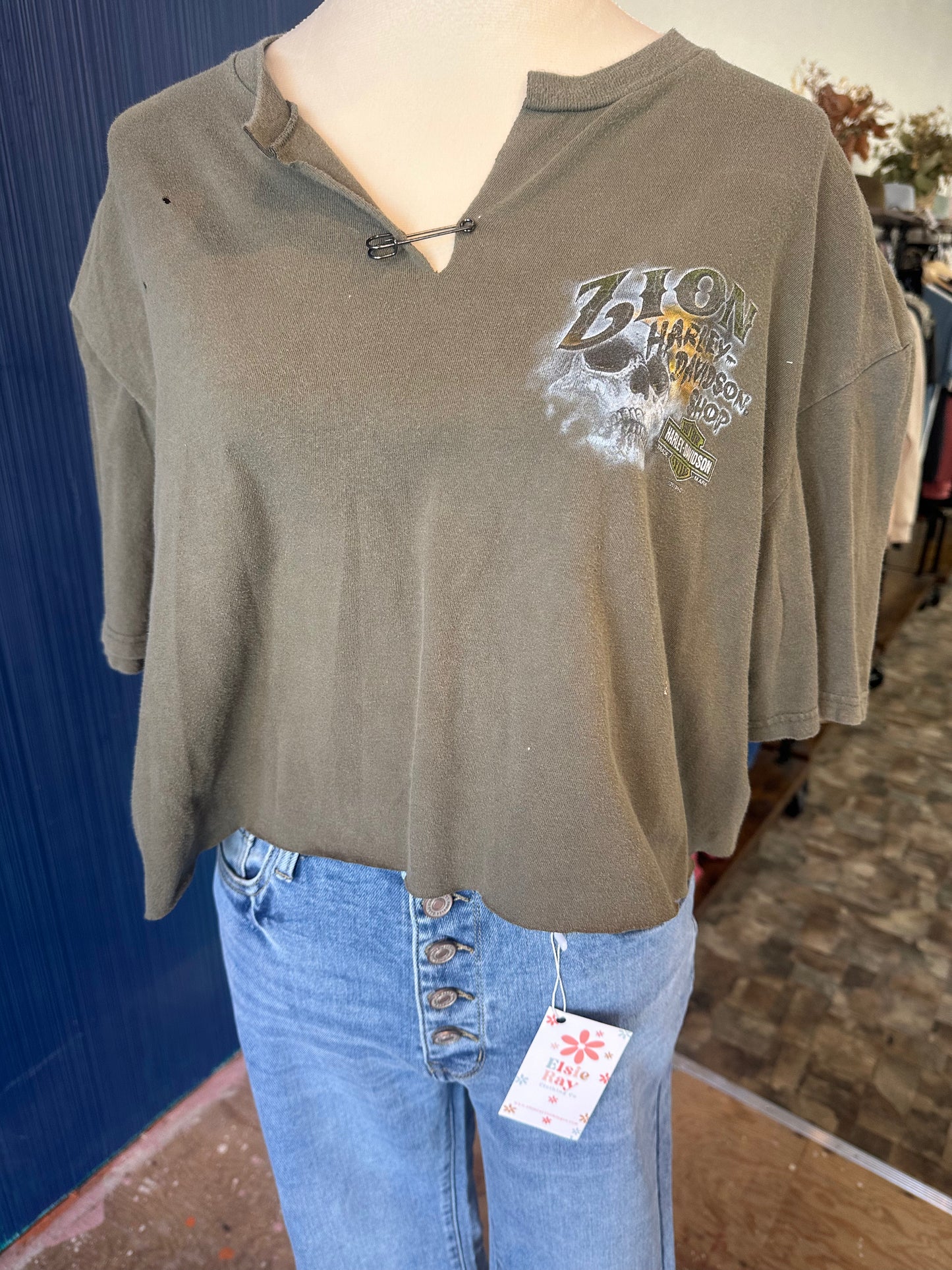 Upcycled Harley Davidson Tanks and Tees