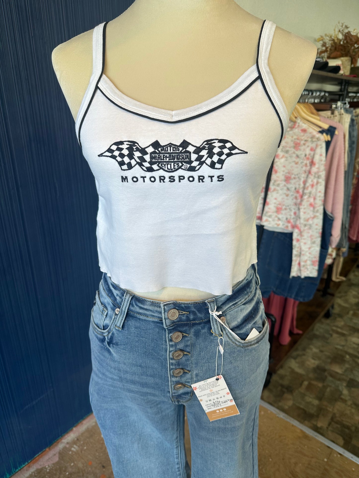 Upcycled Harley Davidson Tanks and Tees