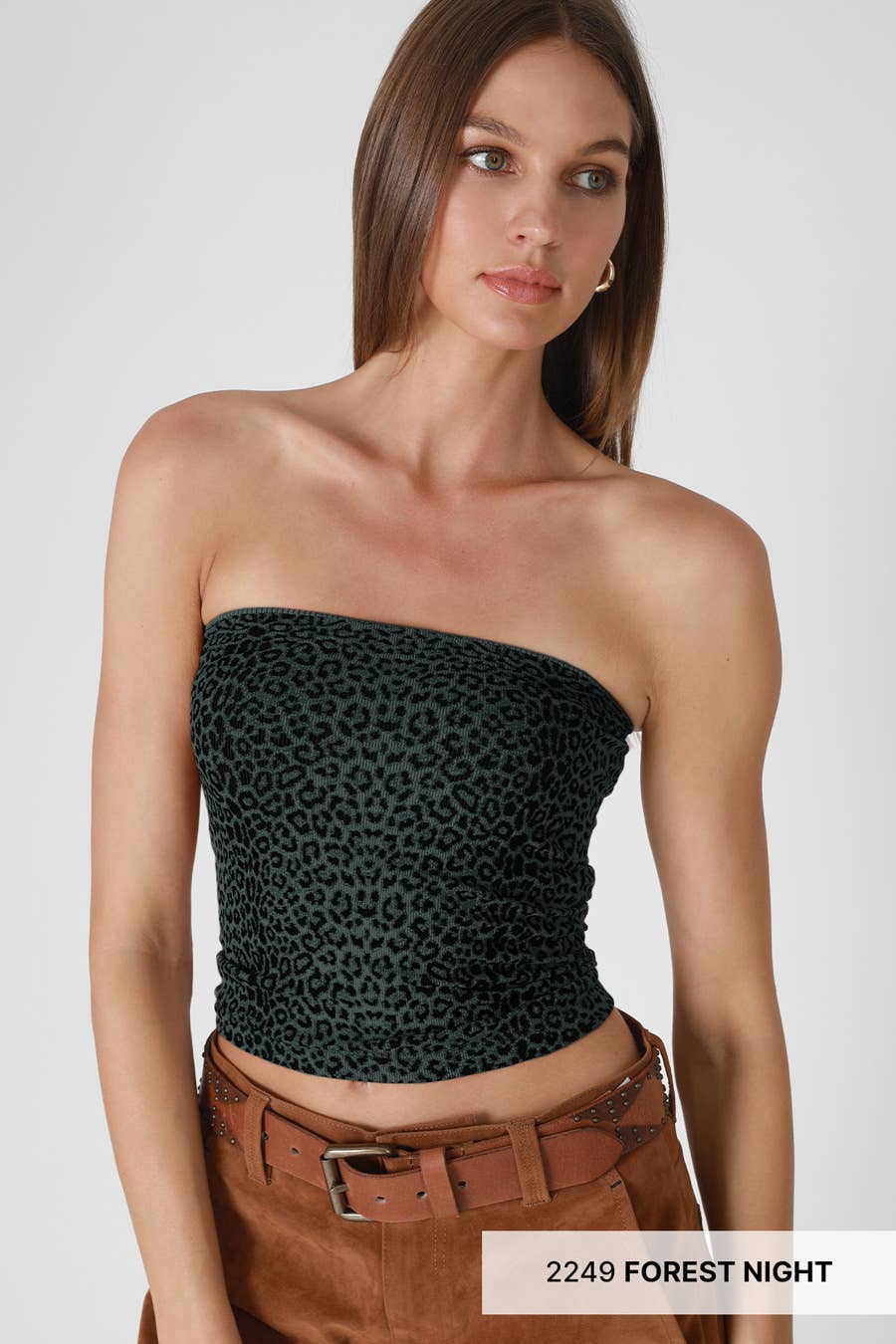 Leopard Tube Top