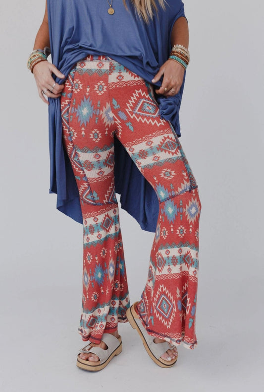 Bliss Knit Flare Rust