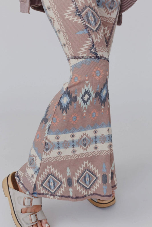 Bliss Flare Pants Taupe