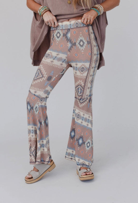 Bliss Flare Pants Taupe