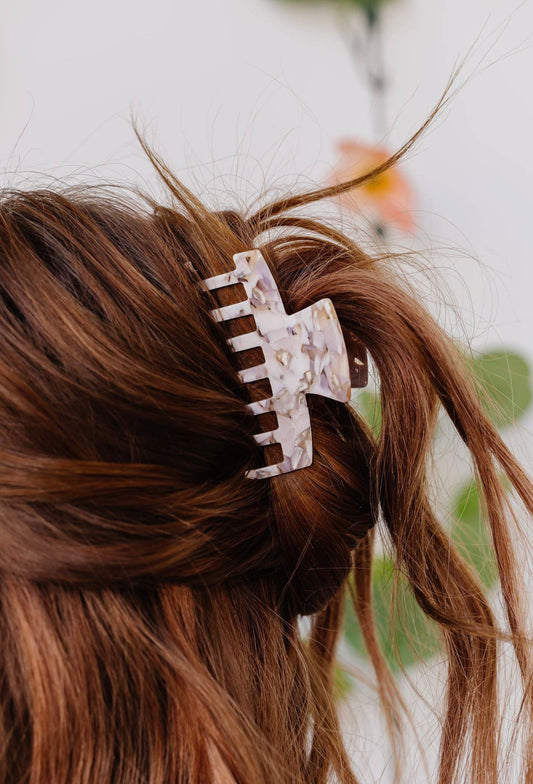 Speckled Claw Clip